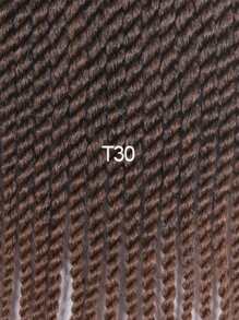 1 Piece Synthetic Crochet Braids Senegalese Twist Ombre Brown Grey Handmade Braiding Hair Extensions For Girls 22roots