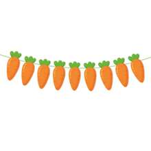 1set Easter Happy Cute Rabbit Carrot Decorative Banner , Festival Party Window Background Decorative Banner - Multicolor - View 6