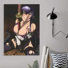 Framed High School Of The Dead Anime Canvas Wall Art - Poster Print For Living Room Decor, Poster Prints, Wall Art Decor, Perfect For Room Decor,Creative Home Decoration, High Quality Decorative Posters, Dormitory, Gym, Bar, Cafe, Arcade, Room Living Room Wall Decoration Painting, Perfect Gift,