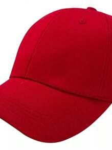 10 Premium Curved Baseball Caps Quality Lot Bb-Acr - 紅色 - 查看 2
