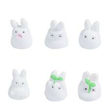 6pcs Easter & New Year 2025 Miniature Luminous Growing Little Pixies, Gardening Landscaping DIY Decor Accessories