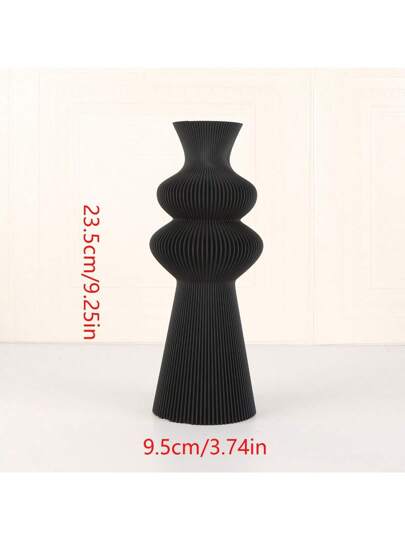 Moderne Minimalist Plastic Vase, Living Room, Study, Office Or Showroom Creative Perfect Flower Arrangement, Adding Touch Of Elegance To Any Space Birthday Graduation Home Back School Room Supplies Vase Glass view 7