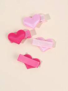 24pcs Heart Hair Clips For Girls Heart Shaped Alligator Clips Small Sweet Heart Barrettes Toddler Girl Bows Adorable Barrettes Gifts Kids Baby Hair Accessories