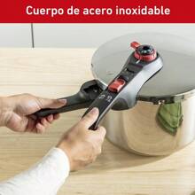 T-Fal Olla Express Secure Click 6L MX máxima seguridad con su Indicador de presencia de presión. Elaborado de acero inoxidable, 100% seguro para la salud, P2580705 - 1 - Ver 4