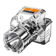 Linterna frontal LED recargable para la cabeza, luz frontal LED súper brillante, resistente al agua, linterna frontal para caza