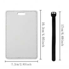 Leder Gepäckanhänger Abdeckung Gepäck Handtasche Reisekoffer Tags, süße Tasche Identifikation Hängende Tags Studentenkarte Schutzabdeckung Antiverlust Reisekoffer Hängende Tags Reise Zubehör Reise Grundbedarf Initialen Namen 26 Buchstaben Muster Geschenke Geburtstag Abschluss Schule Deko Schule Überraschung Studentenwohnheim Deko Rückkehr zur Schule