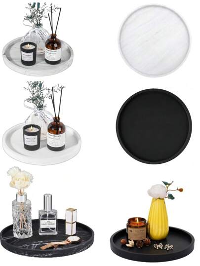 1PC Countertop And Vanity Tray – Silicone Soap Dispenser Tray, Shatterproof Flexible Bathroom Tray, Kitchen Sink Tray For Soap Bottles, Key Trinket Ring Tray, Original Silicone Tray Back To School