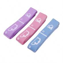 1Pc 8 Grids Multi-Functional Slimming Resistance Band Yoga Strap Elastic Exercise Bands For Latin, Dance, Pilates, Gymnastics - Multicolor - View 5