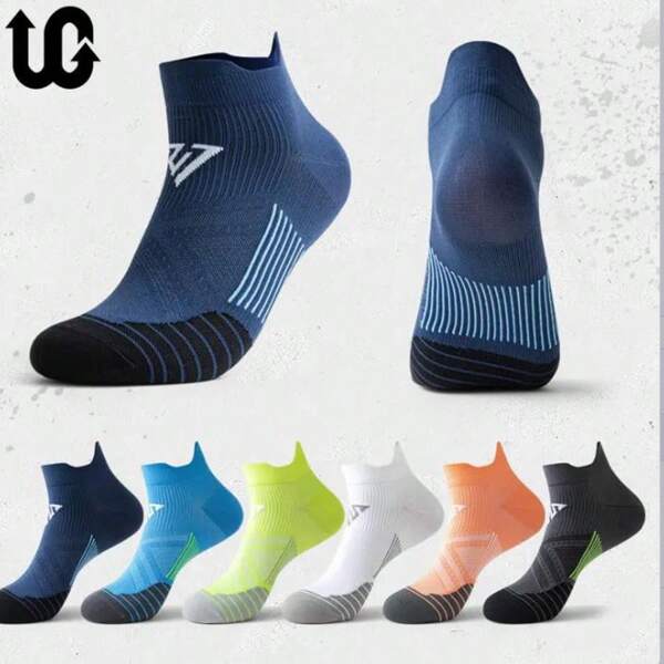 3/6 Pairs Running Socks For Men & Women, Summer Fitness Sports Quick Dry Breathable Marathon Running Socks With Arch Support