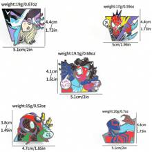 Disney 1/5 Pcs Creative Cartoon Brooch Set Personalized Fashionable Spider Man Enamel Pin Backpack Clothing Jewelry Metal Badge Accessories A Gifts For Friends
