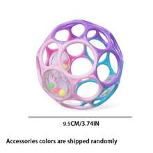 1PC Soft Baby Sensory Rattle Toys Shaker Spin Rattle Early Educational Learning Pliable Grasping Kids Grasp Ball,Gift For Baby