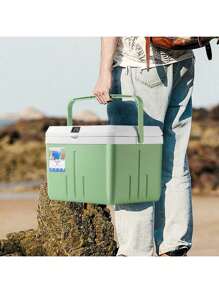 5L/8L/13L Quart Camping Cooler - Hard Ice Retention Cooler Lunch Box - Portable Small Insulated Cooler, Sportsman, Latitude, Outdoor, Camping, Leisure, Fishing, Green