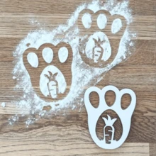 1 szt./3 szt. Drewniany królik wielkanocny, marchewka, szablon w kształcie jajka, rzemiosło, odpowiedni na wiosnę, Wielkanoc, urodziny, dekoracje na imprezę festiwalową