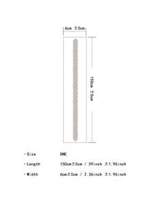 1 件格子休闲街头优雅涤纶细领带围巾头带腰带 4 合 1 多功能配饰，男女通用，适合所有季节