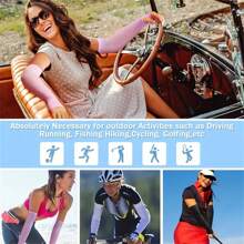 1/5/7pcs Unisex UV Protection Arm Sleeves, Cooling, Thumb Hole Design, Suitable For Various Occasions (7pcs Set Color Random) - Multicolor - View 7