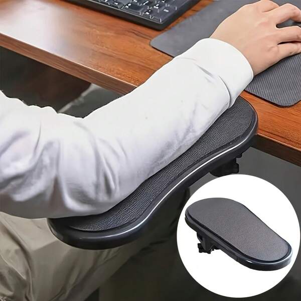 Extensión para reposabrazos de escritorio de oficina ergonómica - Soporte cómodo para el codo para juegos y trabajo de oficina, adecuado para teclado y ratón