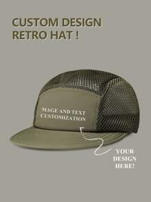 1 Piece Printed Hat, Personalized Hat, Custom Your Own Design, Text Customization, Pattern Customization, Pattern Text Customization, Adjustable Hat, Unisex Baseball Cap, Personalized Hat, Men's Hat, Dad Hat, Unisex Baseball Cap, Vintage Hat, Team Hat, Bachelor Party Hat, Birthday Gift, Personalized Baseball Cap