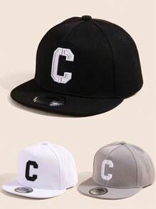 1pc Kids C Letter Embroidery Baseball Cap Sun Hat - 1PC - View 2