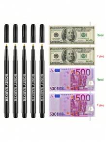 Currency Verification, Counterfeit Currency Detection Pen, 5 Portable Mini Money Detection Pen, Used For Multi-Country Banknote Authenticity Verification - Multicolor - View 9