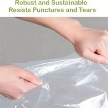 13 piezas (12 bolsas de almacenamiento al vacío transparentes + 1 bomba de mano) con cierre azul - Solución de almacenamiento multiusos, ahorro de espacio y a prueba de polvo para prendas de vestir, ropa de cama, en forma rectangular, de plástico, bolsas de compresión al vacío