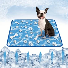 Almohadilla de enfriamiento grande para perros, almohadilla de enfriamiento para perros y gatos, almohadilla de enfriamiento para mascotas, almohadilla de enfriamiento de seda de hielo lavable para verano para camas de perro, perreras, transportines y asientos de coche