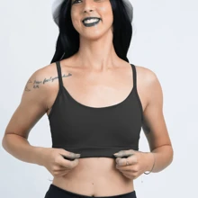 Moderna & Slim KIT 03 Fitness Strappy Top With Suplex Power Back Crossover - Back Xis Fitness Top - 1 黑色 1 白色 1 灰色 - 查看 6