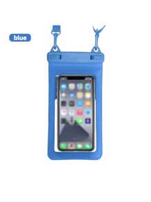Waterproof Phone Pouch, Swimming Phone Bag With Dual Hooks & Lanyard, Diving Phone Case