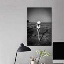 Framed Woman Bikini Print, Beach Photography, Fashion Wall Art, Room Decor High Quality Decorative Posters, Dorms, Gyms, Bars, Cafes, Arcades, Rooms Living Room Wall Decoration Paintings, Perfect Gift, Suitable For Spring