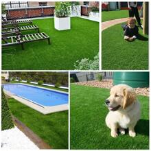 人造草坪、绿色草坪、假草装饰、草垫、门、楼梯、后院、栅栏、露台、阳台、宠物、商业展示、婚礼 - 綠色 - 查看 6