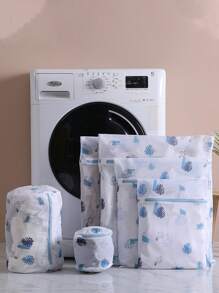 1pc加厚内衣洗衣袋细网套装文胸护理袋网眼防变形大中小号网袋 - 彩色 - 查看 27