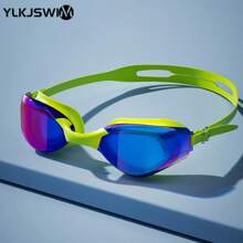 YLKJSWIM Unisex Swimming Goggles, Anti-Fog & Leak-Proof, Maximum Comfort Adjustable Dual Strap, Mirrored/Non-Mirrored Lens Swimming Goggles Pool Accessories, Beach Essentials, Beach Accessories, Pool Float