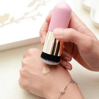 1PC Pier Foundation Brush Flat Cream Makeup Brushes Professional Cosmetic Make-Up Brush