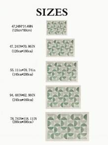 Dywan do wnętrz w stylu wiosenno-farmerskim z nadrukiem - antypoślizgowy, ultracienki, supermocny, dywan z nadrukiem - miętowy, odpowiedni do wystroju wnętrz w przedpokojach, sypialniach i salonach - rozmiar: 78,74*118,11 cali