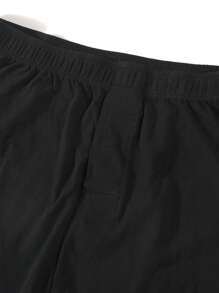 Men's Black Arrow Underwear Briefs With Cute Duck & Text Print On Buttocks, Comfortable & Skin-Friendly Stretchy Everyday Underwear