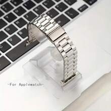 1 pieza compatible con las pulseras del Apple Watch de 49mm, 45mm, 46mm, 44mm, 42mm, 41mm, 40mm, 38mm, pulsera de metal compatible con Apple Watch Ultra Series 10 9 8 7 6 5 4 3 2 1 SE, 42mm, 44mm, 45mm, 46mm, 49mm