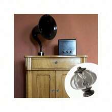 亚克力橱柜把手，透明南瓜梳妆台把手仿古装饰 DIY 把手，适用于衣柜、壁橱、抽屉、厨房家具或儿童房，带 3 号螺丝