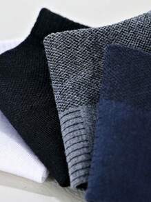 1 Pair Men's Simple Versatile Breathable Moisture Wicking Ankle Socks For Spring And Summer, Suitable For Pants, Business Shoes, Sneakers, Soft And Breathable, Sports Socks, Casual Socks, Household Socks - Multicolor - View 10