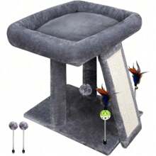 Cat Trees & Condos - Czerwony i biały - Zobacz 2