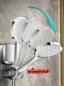 1 Suction Cup Showerhead Holder, Household Non Perforated Showerhead Holder, Strong Rotatable Base, Not Easy To Fall Off, Quick Disassembly And Installation