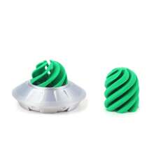 3D Printed Alien Spaceship Vortex Toy Spiral Cone, Two Different Objects Can Shuttle, Portable Office Stress Relief Toy - Multicolor - View 8