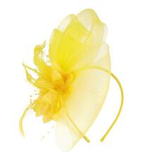 قبعة فاسينيتور قطعة واحدة للنساء مع مشبك شعر، قبعات حفلات الشاي، إكسسوارات رأس ريشية للزفاف، إكسسوارات رأس العروس، إكسسوارات رأس هالوين