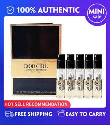 Carolina Herrera Ladies Good Girl Eau De Parfume EDP  Natural Spray Perfume For Women 1.5ml 0.05 Oz Fragrances Mini Travel Size - 7.5ml(1.5ml*5支) - 查看 1