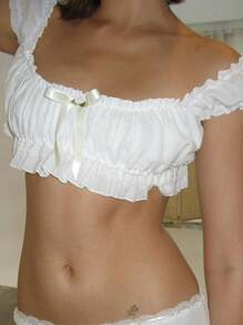 Women Tops - White - View 3