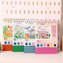 1 Set Watercolor Paper Watercolor Painting Set Watercolor Graffiti Coloring Book Art Painting Book Creative Watercolor Painting Book,Perfect Birthday Gift, Easter Gift, Party Holiday Gift