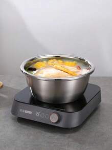 不锈钢非磁性调味罐、烘焙搅拌碗、不锈钢搅拌碗、大号深揉面碗、多功能蔬菜洗菜盆、汤锅