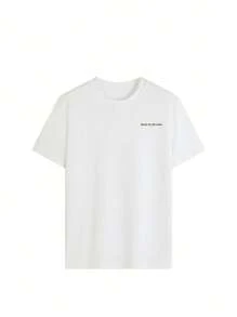 Women Fashion Casual True In The Lord Letter Print Round Neck Short Sleeve T-Shirt, Stylish Minimalist For Spring & Summer