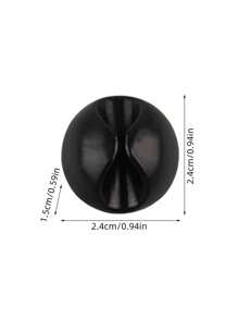 20pcs Round Cable Organizer Management Holder For Office Desk Room Decor Home Decor Fall Decor Bedroom Decor