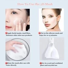 1pc Reusable Anti-Wrinkle Silicone Face Mask Holder For Sheet Masks, Moisturizing Facial Mask Cover, Prevent Evaporation, Beauty Face Tool ,For Mask Skincare Face Tool And Reusable To Prevent Evaporation, Face Care,For Sheet Masks, Moisturizing Facial Mask Cover, Prevent Evaporation, Beauty Face Tool,Beauty & Makeup Tool,Silicone Mask,Face Mask Skin Care,Sleep Mask,Gift For My Mother,Mother's Day,Skin Care Tools,Home Essentials,Face Shield