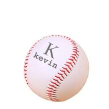 Custom 1/2/3pcs Personalized Name Baseball, PU Material, Size 9 Soft Training Ball, Special Gift For Boyfriend, Husband, Son, Dad, Groom, Birthday, Wedding, Christmas Or Groomsmen Graduation
