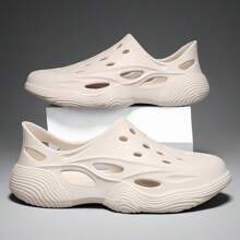 男士新款时尚休闲舒适拖鞋 - 杏色 - 查看 5